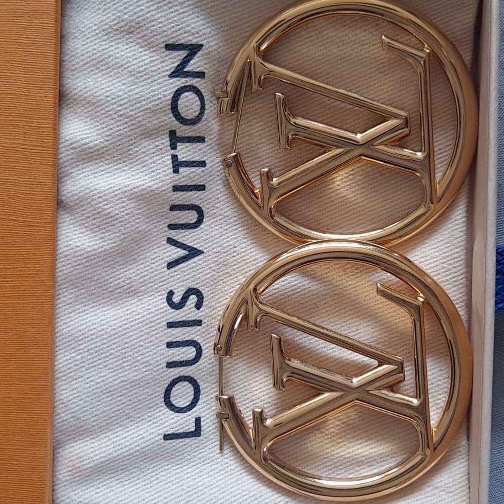 Louis Vuitton Louise Hoop (Gold)